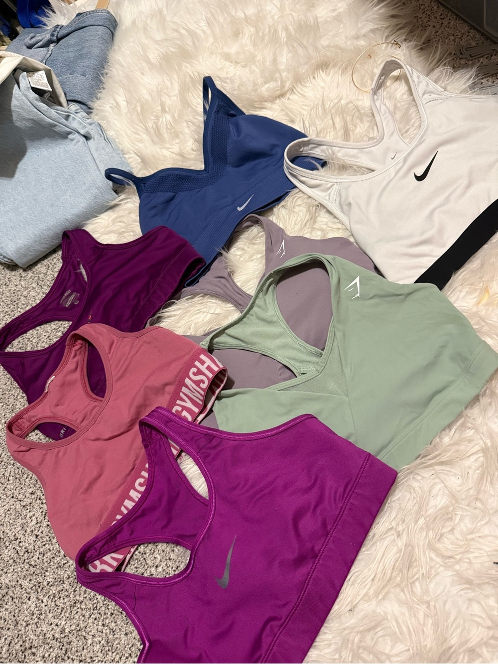 Nike, Gym Shark Women's Sports Bra lot of SM and MD